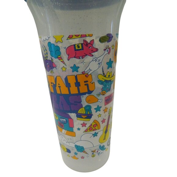 2025 State Fair Of Texas Big Tex Souvenir Cup Straw & Cowboy Lid 32 Oz Tumbler - Picture 4 of 9